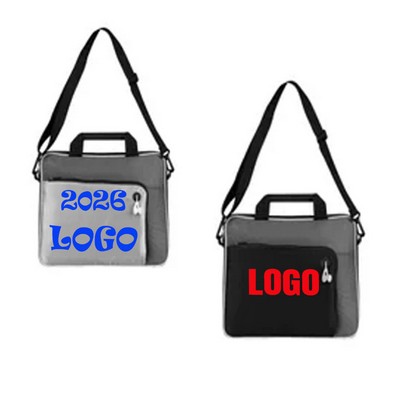 15" Polyester On the Go Messenger Bag