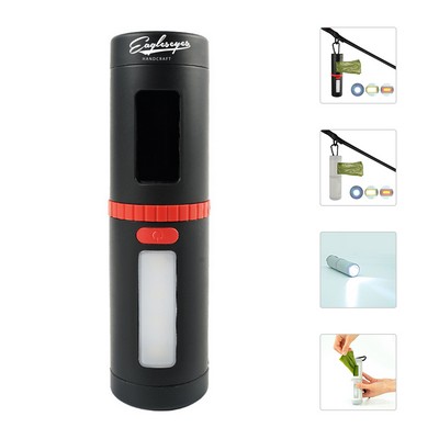 Pet Poop Bag Dispenser with LED Flashlight